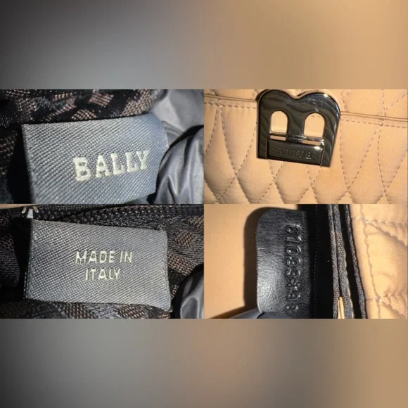 Bally Vintage Quilted Nylon Shoulder Bag. - Picture 6 of 16